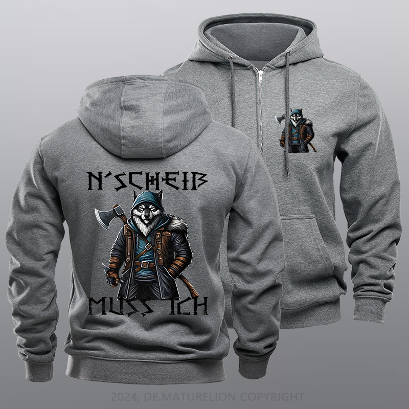 Maturelion N´Scheiß Reißverschluss Hoodie