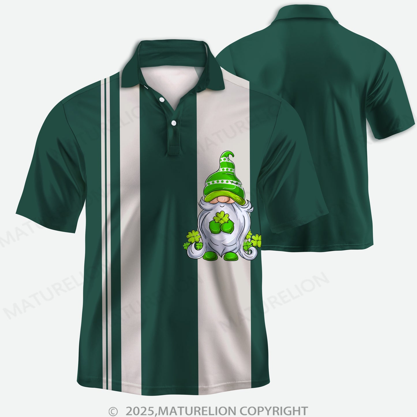 Maturelion St. Patricks Tag Polo Shirt