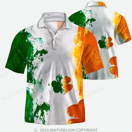 Maturelion St. Patricks Tag Polo Shirt