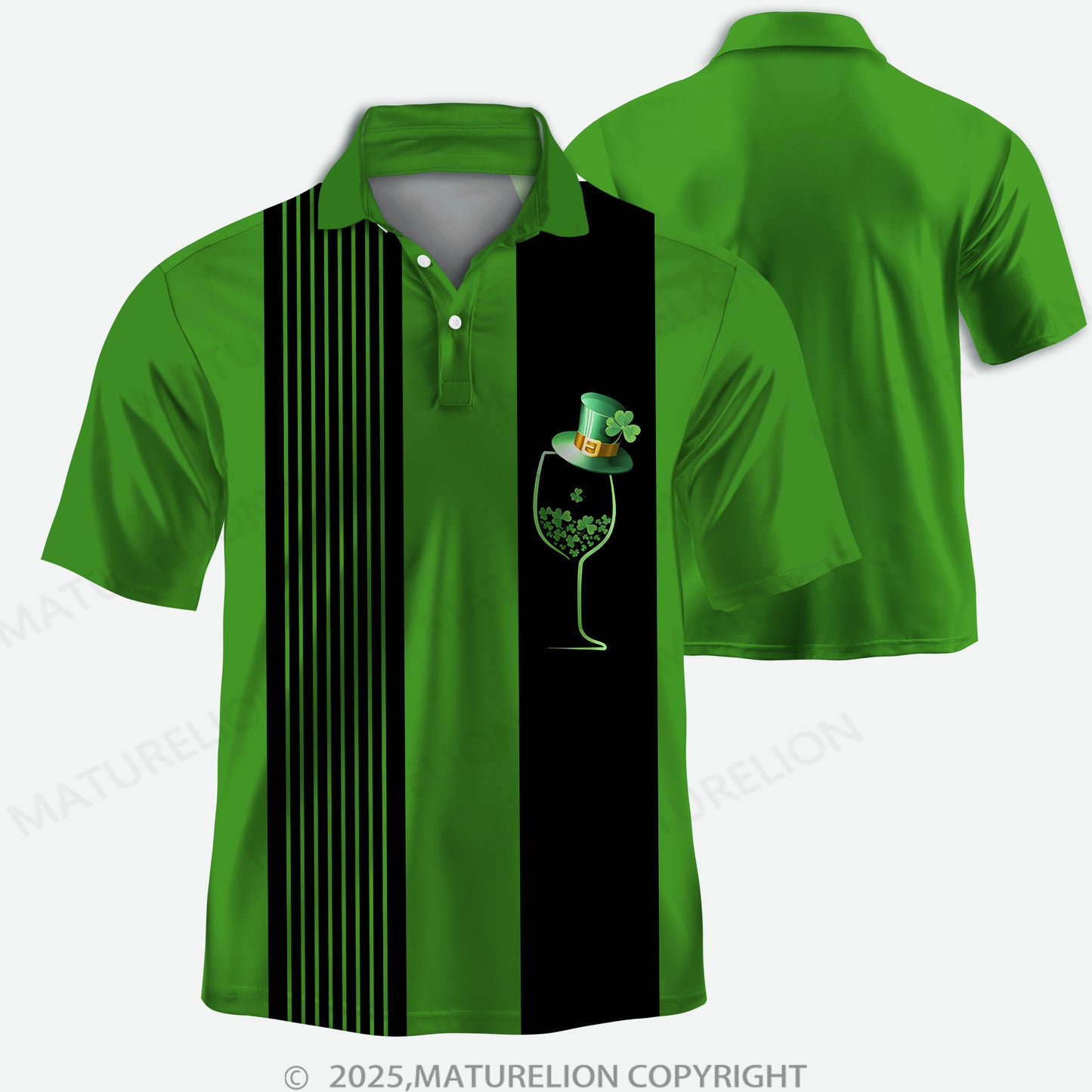Maturelion St. Patricks Tag Polo Shirt