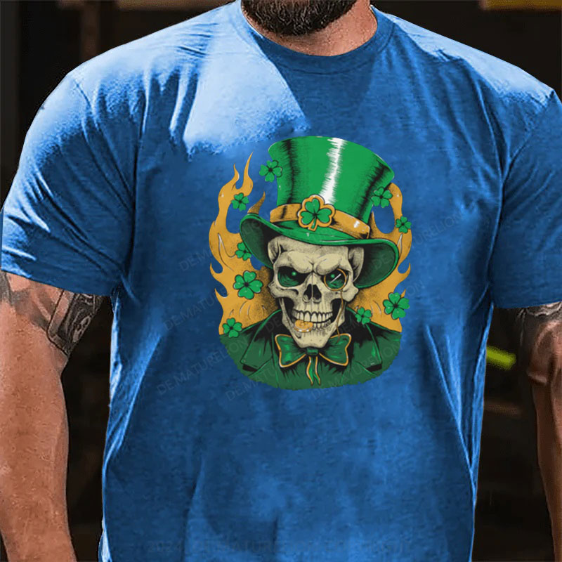 St. Patricks Tag Skeleton T-Shirt