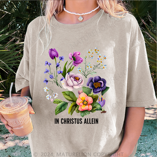 Maturelion In Christus Allein Damen Gewaschene Vintage T-Shirt
