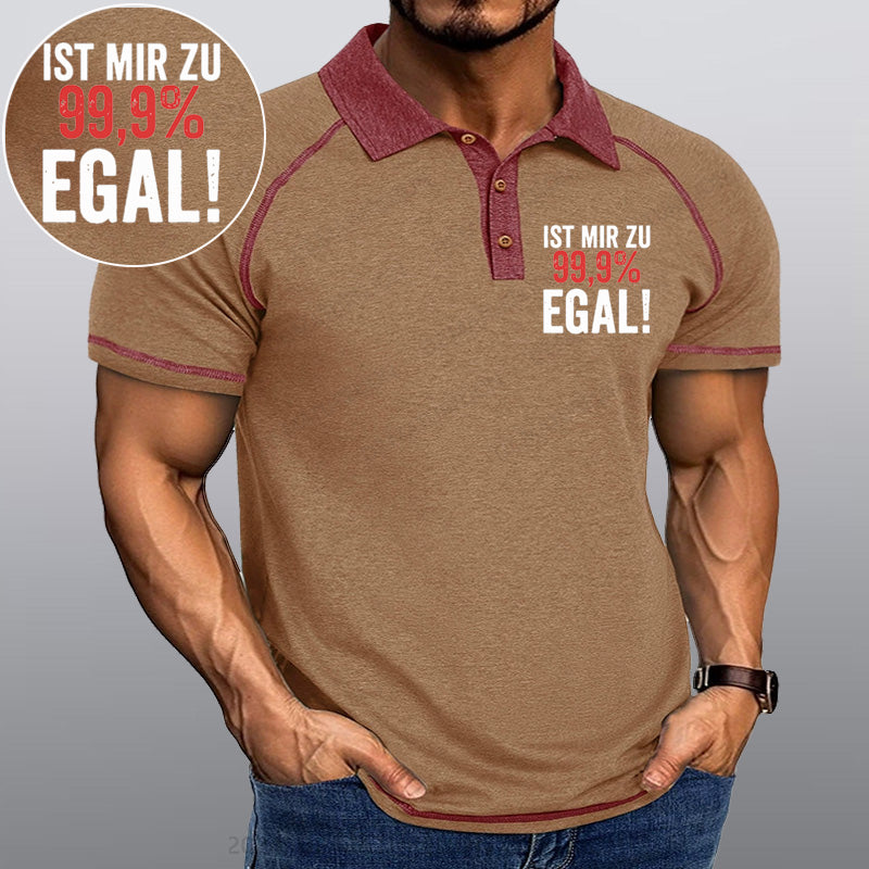 Maturelion Ist Mir Zu 99,9% Egal Kragen T-Shirt
