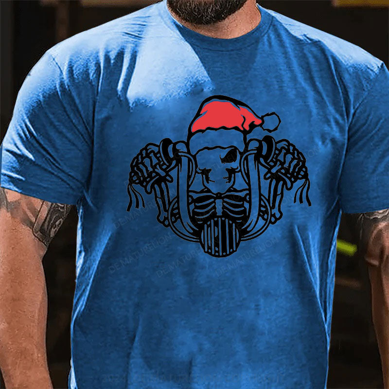 Frohe Weihnachten Motorrad T-Shirt