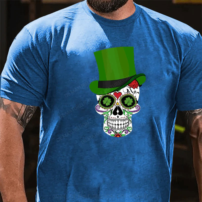 St. Patricks Tag Skeleton T-Shirt