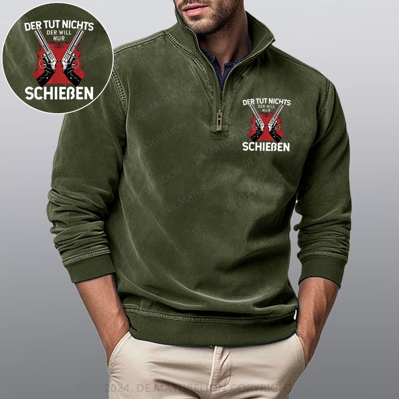 Maturelion Schützenfest Schießen Schießsport Waffe Sportschütze Stehkragen Poloshirt