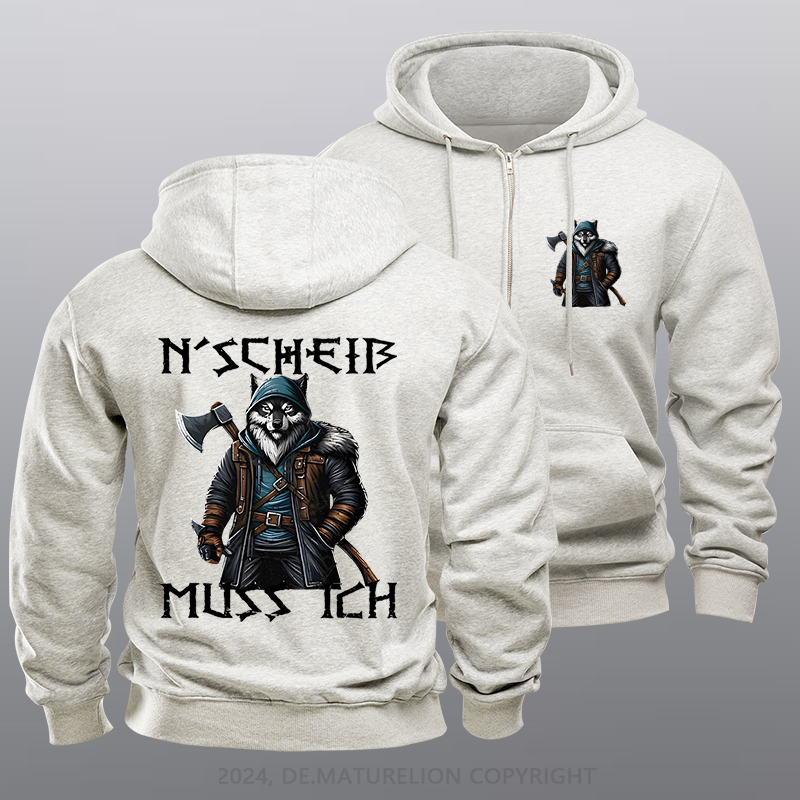 Maturelion N´Scheiß Reißverschluss Hoodie