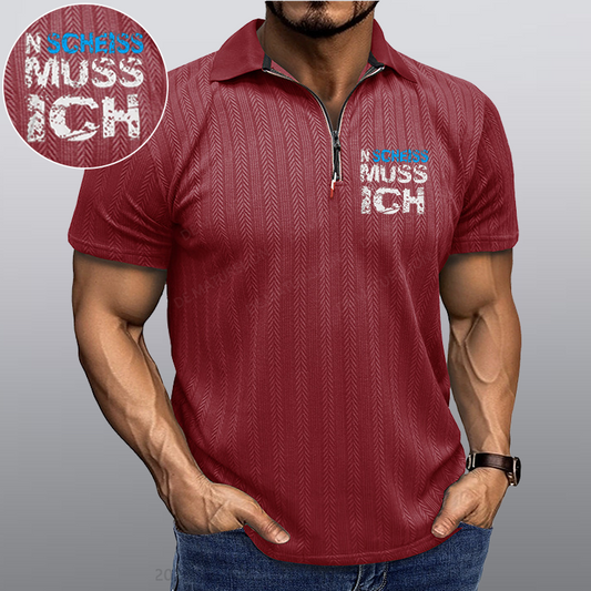 Maturelion N Scheiss muss ich Kragen T-Shirt