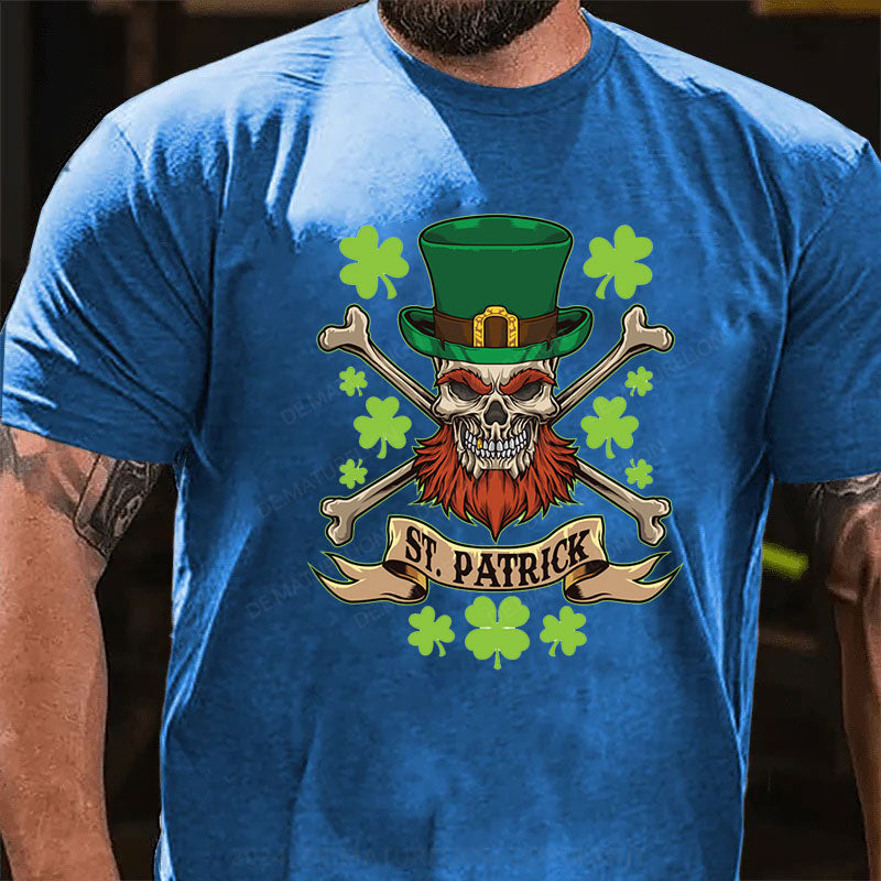 St. Patricks Tag Skeleton T-Shirt