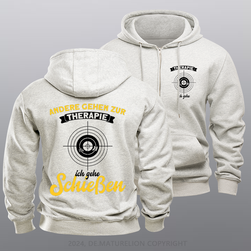 Maturelion Sport Männer Sport Schütze Reißverschluss Hoodie