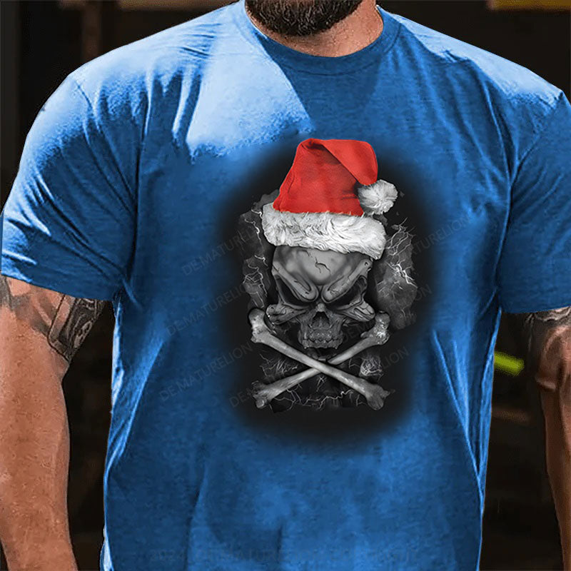 Skeleton Weihnachten T-Shirt