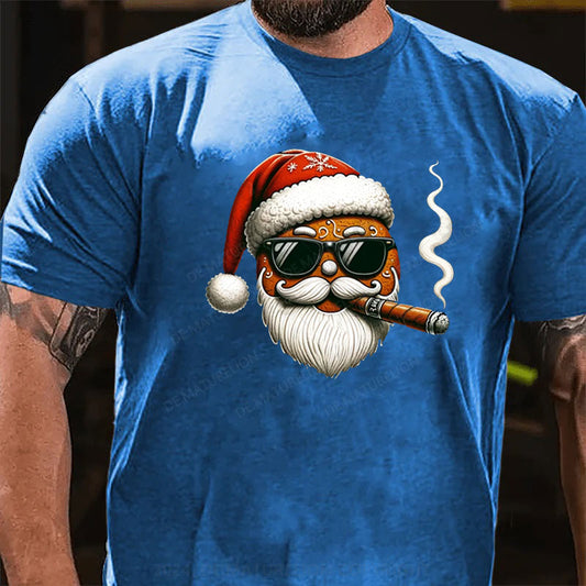 Weihnachtsmann Raucht Weihnachten T-Shirt