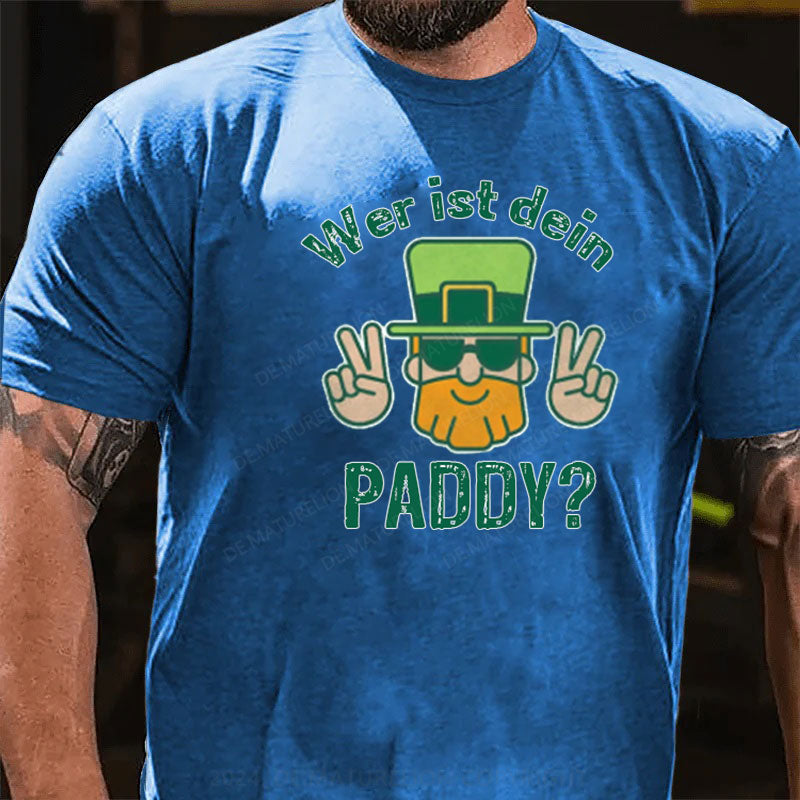 Wo Ist Dein Paddy St. Patricks Tag T-Shirt