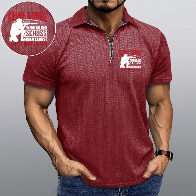 Maturelion Keine Sorge Wenn Du Den Schuss Hören Kannst Warst Nicht Ziel Kragen T-Shirt