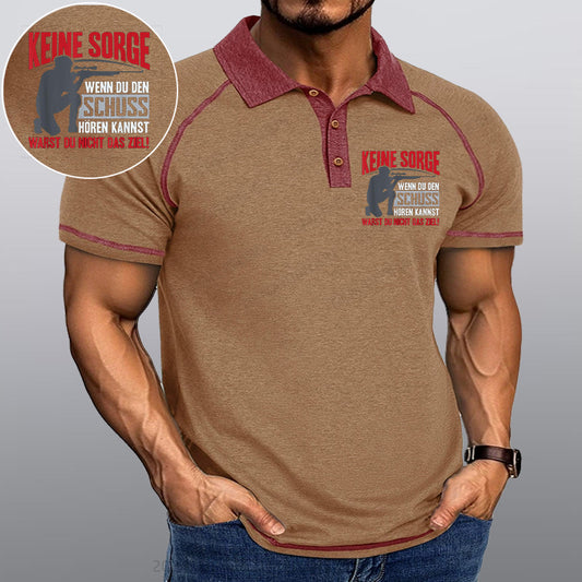 Maturelion Keine Sorge Wenn Du Den Schuss Hören Kannst Warst Nicht Ziel Kragen T-Shirt