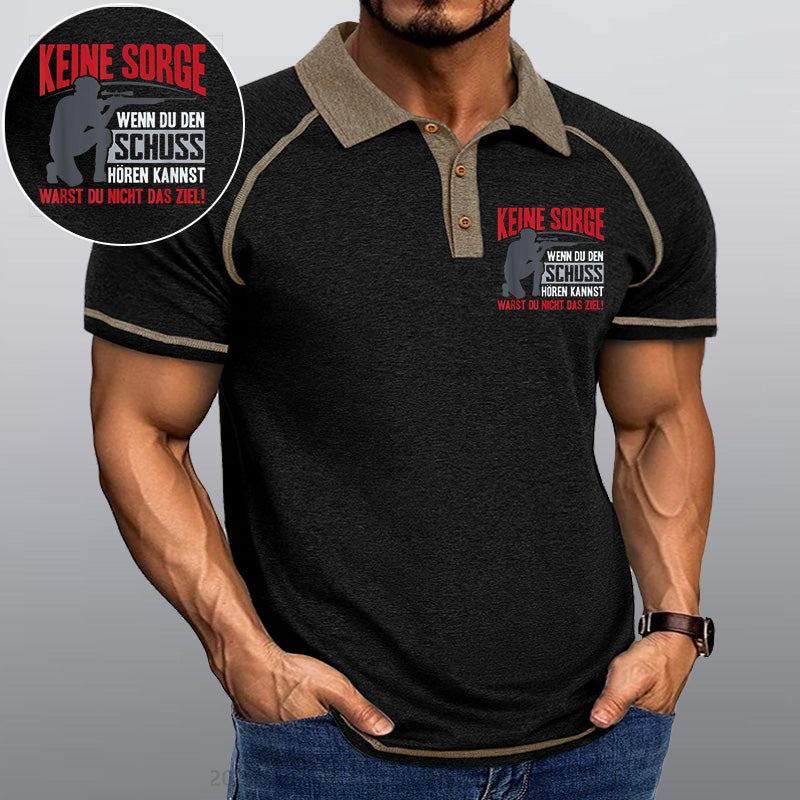 Maturelion Keine Sorge Wenn Du Den Schuss Hören Kannst Warst Nicht Ziel Kragen T-Shirt
