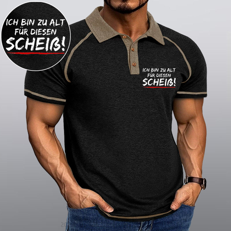 Maturelion Ich Bin Zu Alt Für Diesen Scheiß Kragen T-Shirt