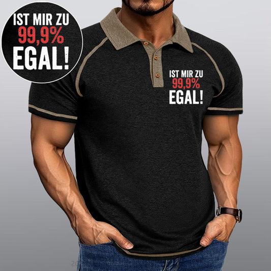 Maturelion Ist Mir Zu 99,9% Egal Kragen T-Shirt