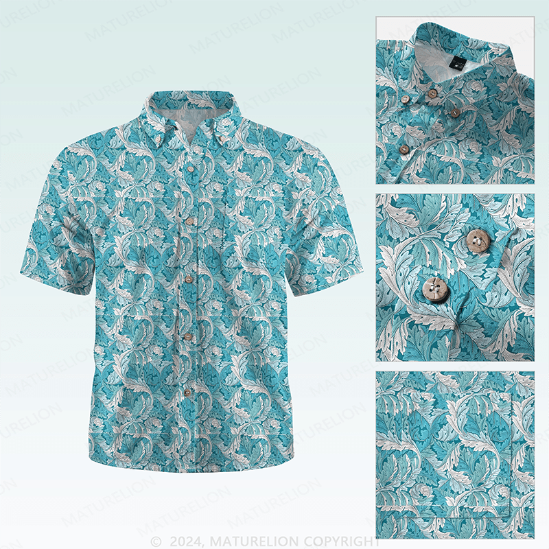 Maturelion Hawaiian Shirt Tropisch schelmisch Hawaiian Shirt