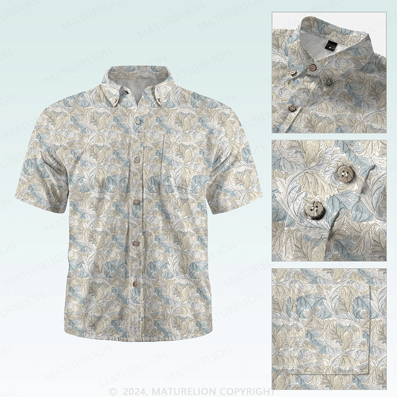 Maturelion Hawaiian Shirt Tropisch schelmisch Hawaiian Shirt