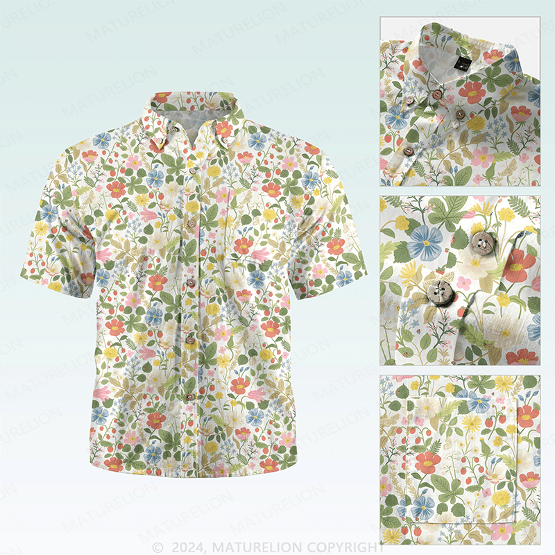 Maturelion Hawaiian Shirt Lebendig fröhlich Hawaiian Shirt