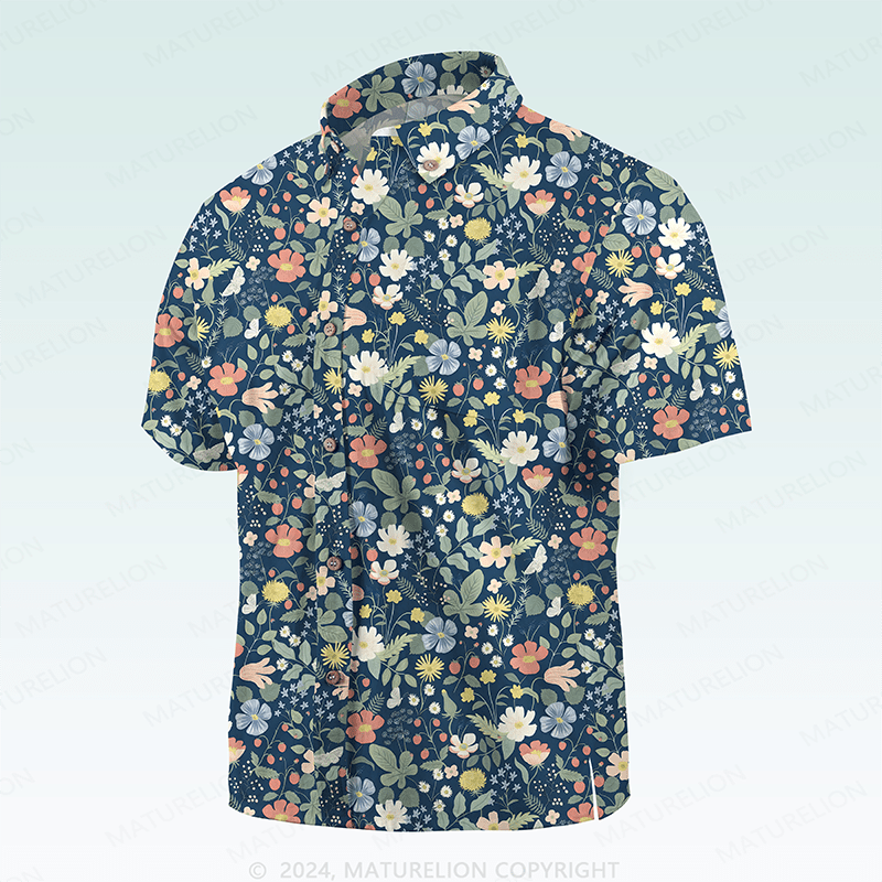 Maturelion Hawaiian Shirt Lebendig fröhlich Hawaiian Shirt