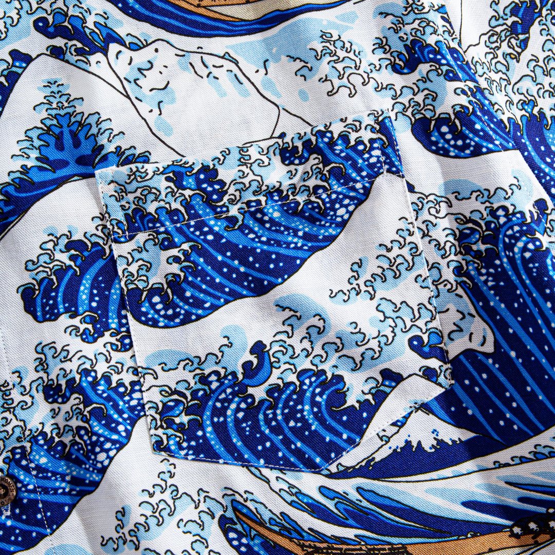 Große Welle vor Kanagawa Hawaiian Shirt